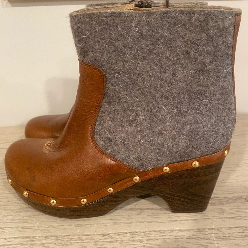 KMB Anthropologie Clog Booties boho festival